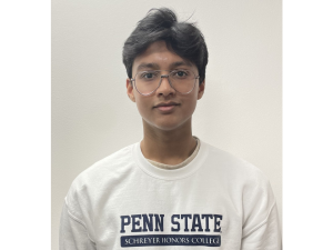 ICDS Communications Intern Prakhar Singh poses for a photo.